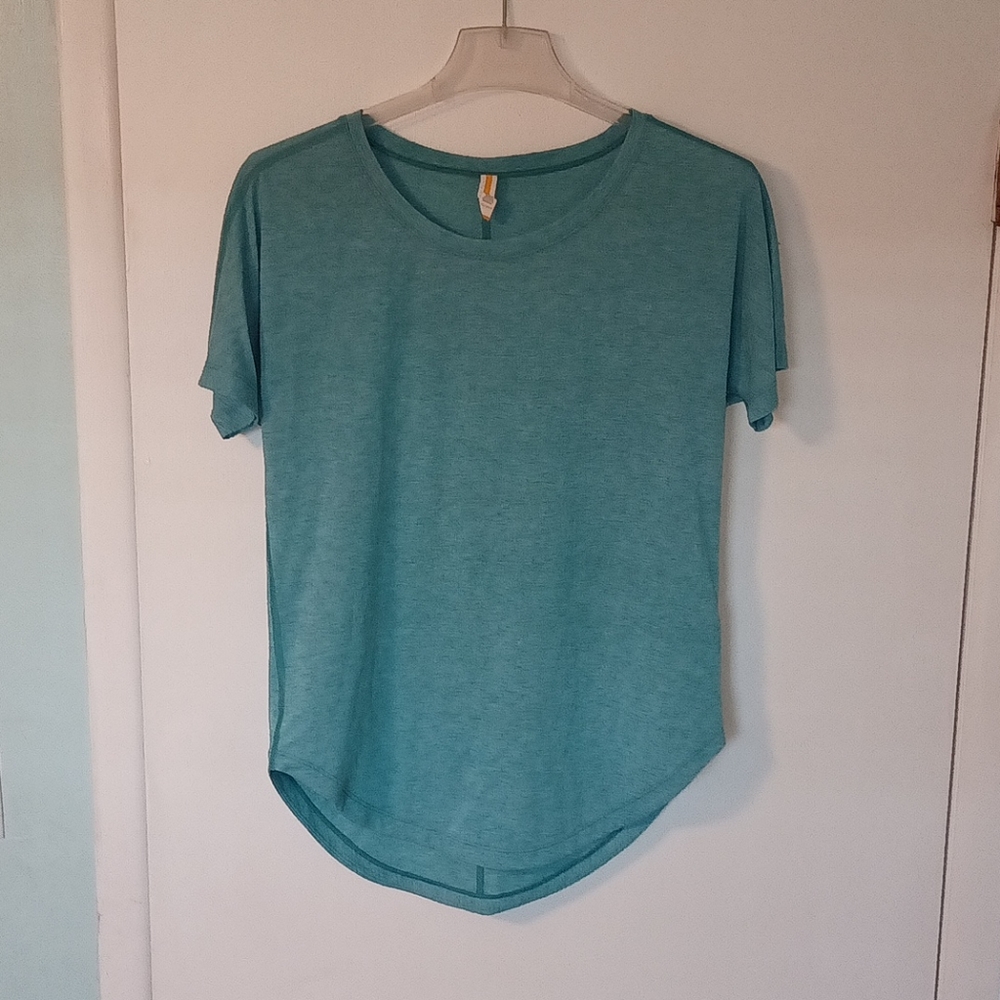 Soft and Drapey Turquoise Lucy T-shirt